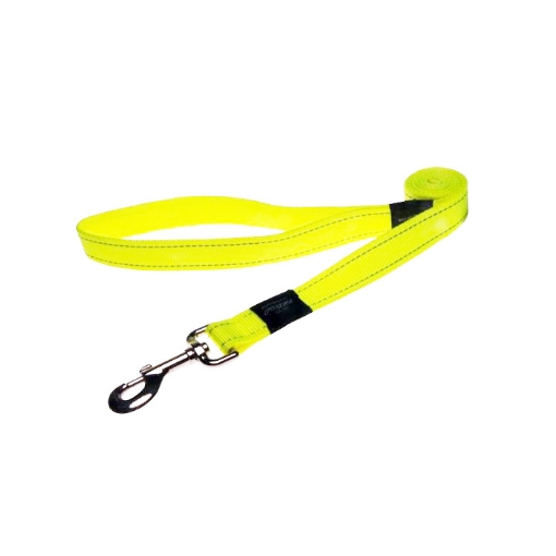 Picture of LEAD CANINE ROGZ UTILITY LUMBERJACK Yellow - 1in x 6ft