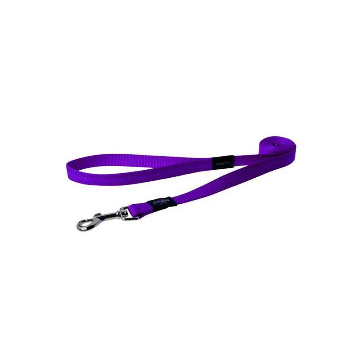 Picture of LEAD CANINE ROGZ UTILITY SNAKE Purple - 5/8in x 6ft