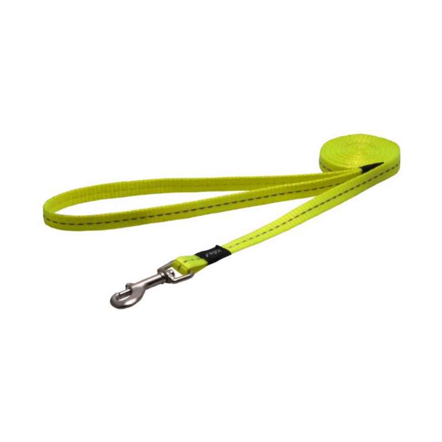 Picture of LEAD CANINE ROGZ UTILITY NITELIFE Yellow - 3/8in x 6ft