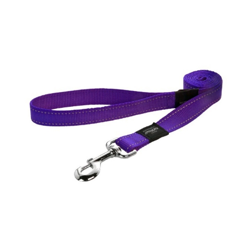 Picture of LEAD CANINE ROGZ UTILITY NITELIFE Purple - 3/8in x 6ft