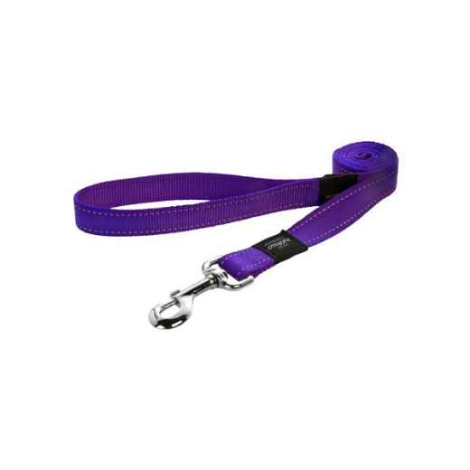 Picture of LEAD CANINE ROGZ UTILITY NITELIFE Purple - 3/8in x 6ft