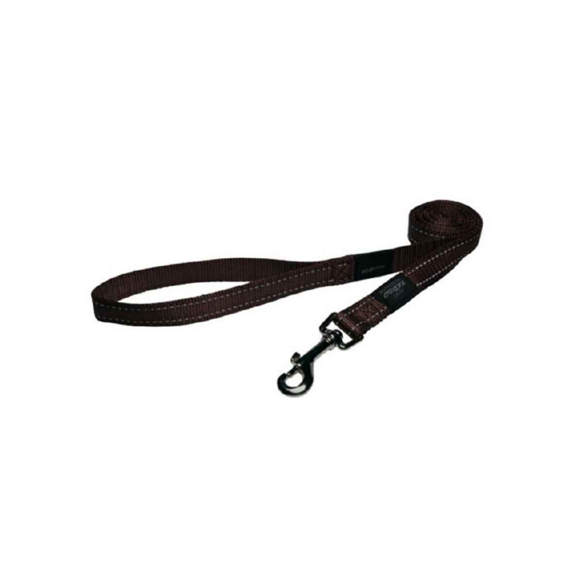 Picture of LEAD CANINE ROGZ UTILITY FANBELT Chocolate - 3/4in x 6ft