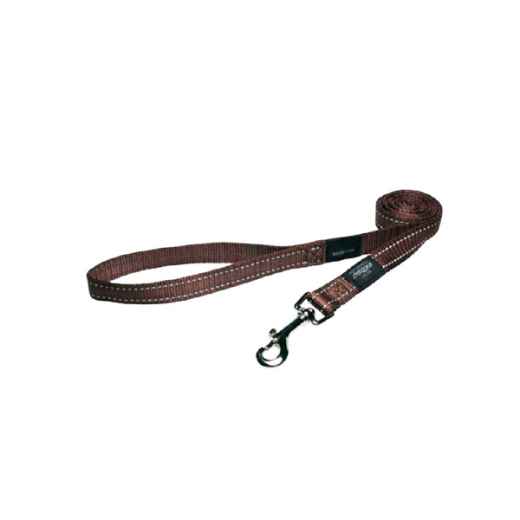 Picture of LEAD CANINE ROGZ UTILITY LUMBERJACK Chocolate - 1in x 6ft