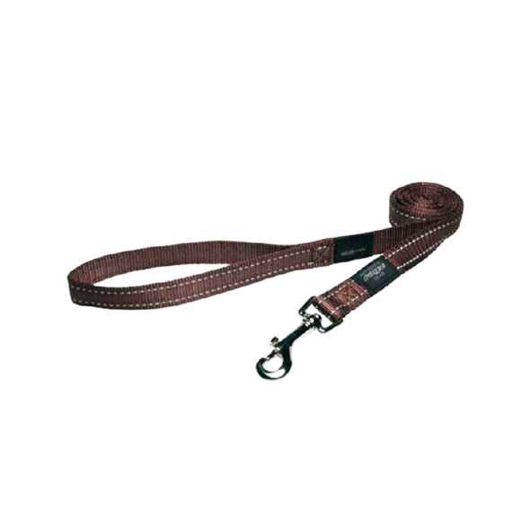 Picture of LEAD CANINE ROGZ UTILITY LUMBERJACK Chocolate - 1in x 6ft