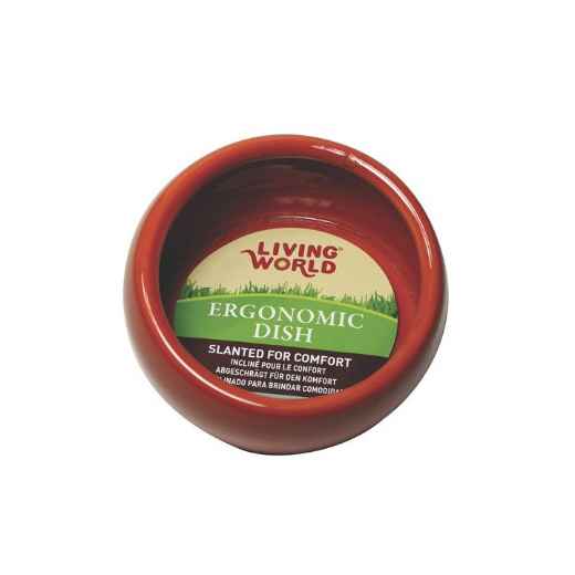 Picture of LIVING WORLD SA Ergonomic Dish Terracotta - 420ml