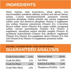 Picture of Purina Pro Plan Veterinary Diet OM (Weight Management) Salmon Formula Wet Cat Food - 24 X 156gm Cans