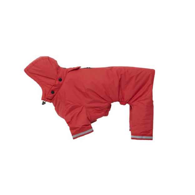 Small Buster Aqua Rain Coat Red