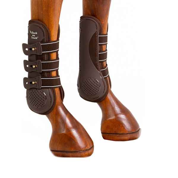 Picture of BACK ON TRACK EQUINE ROYAL TENDON BOOTS BROWN COB SIZE - Pair