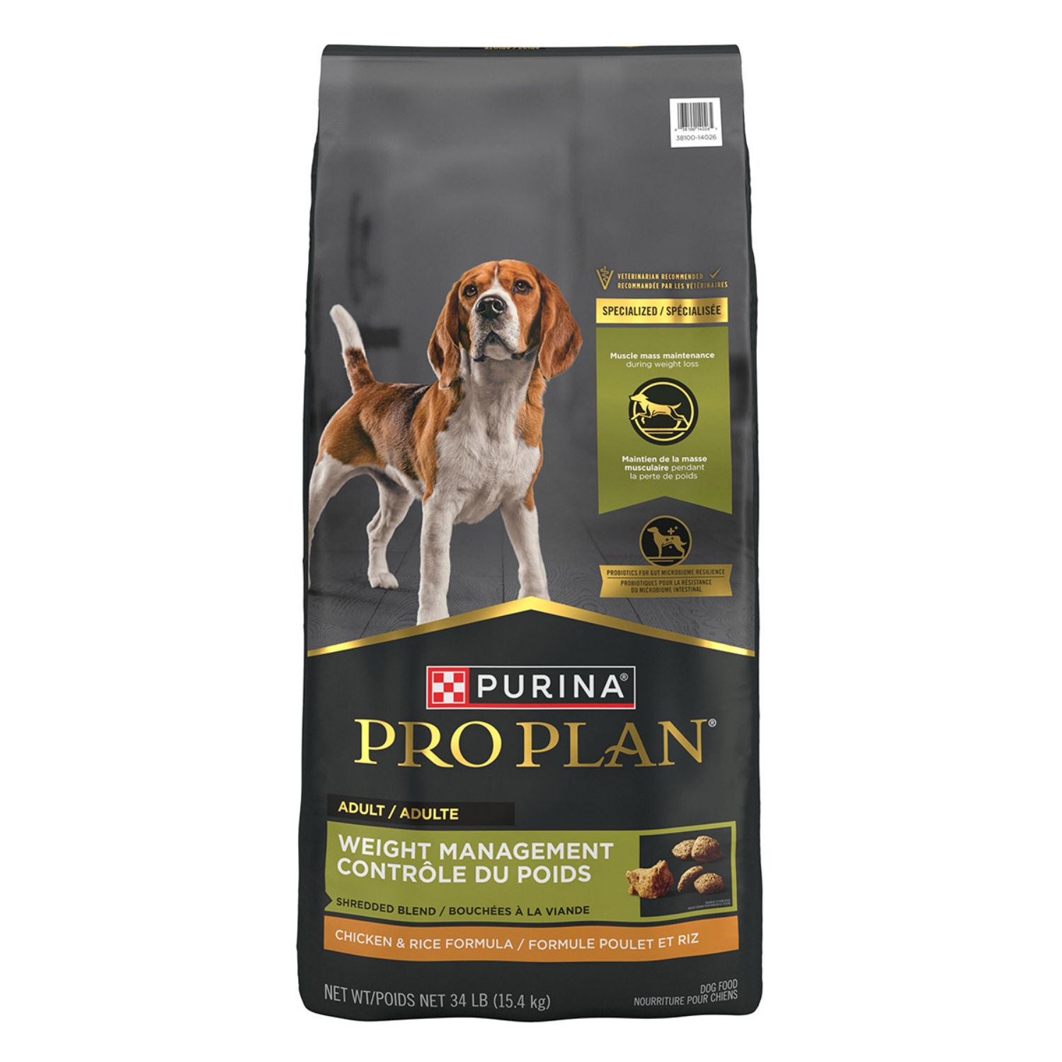 Picture of Purina Pro Plan Weight Management Dry Dog Food - 15.4kg