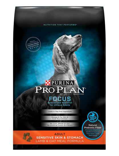 Picture of CANINE PRO PLAN SENSITIVE SKIN/STOMACH LAMB & OATMEAL - 7.26kg