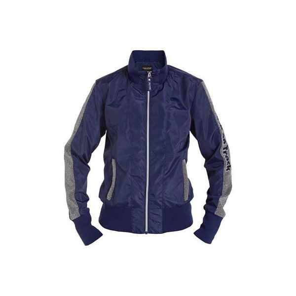 Picture of BACK ON TRACK MONROE WOMANS JACKET BLUE & SILVER XSMALL