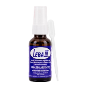 Show details for LEBA III DENTAL SPRAY for DOGS and CATS - 29.6ml (su12) Picture of LEBA III DENTAL SPRAY for DOGS and CATS - 29.6ml (su12)