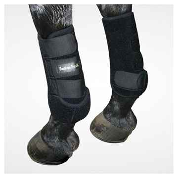 Picture of BACK ON TRACK EXERCISE BOOTS HIND BLK MEDIUM