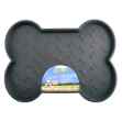 Picture of BELLA SPILL PROOF DOG BONE SHAPED MAT Large- Black