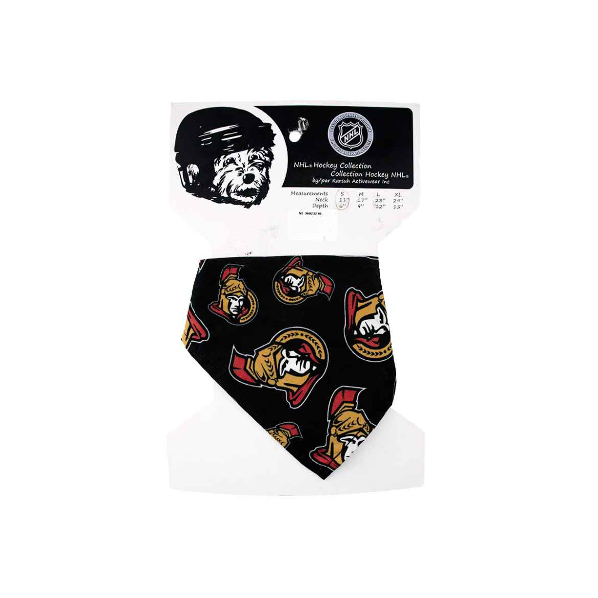 Picture of BANDANA NHL GEAR Ottawa Senators Logo - Small