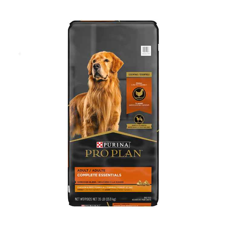 Picture of CANINE PRO PLAN ADULT SHREDDED BLEND CHICK & RICE - 15.9kg