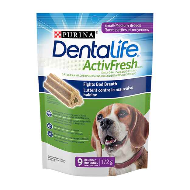 Picture of CANINE DENTALIFE ACTIVFRESH ORAL CHEW S/M DOGS - 172gm
