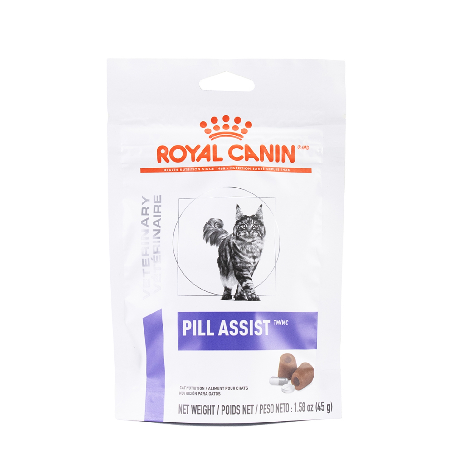 Picture of Royal Canin Veterinary Diet PILL ASSIST Cat Treat - 45gm