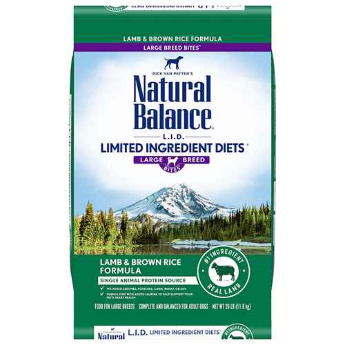 Picture of CANINE NATURAL BALANCE Large Breed LID Lamb & Brown Rice -11.8kg/26lbs