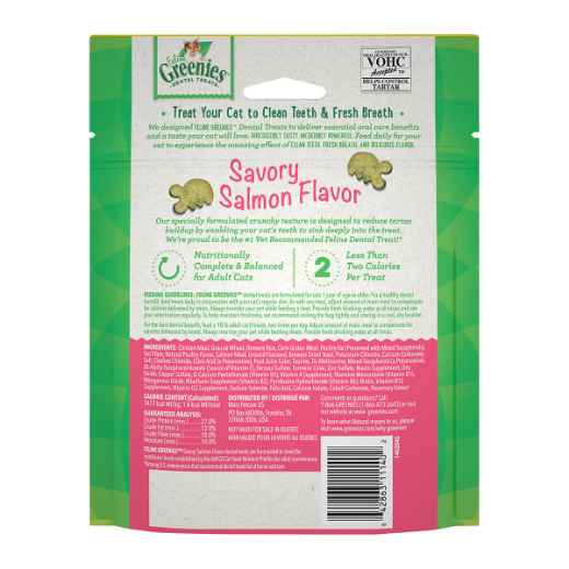 Picture of GREENIE FELINE DENTAL TREAT Savory Salmon - 4.6oz/130g