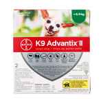 Picture of K9 ADVANTIX II SMALL DOG (under 4kg) 2 monthly doses(su24)