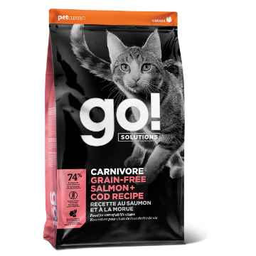 Show details for FELINE GO! CARNIVORE SALMON + COD RECIPE - 3.6kg / 8lb Picture of FELINE GO! CARNIVORE SALMON + COD RECIPE - 3.6kg / 8lb