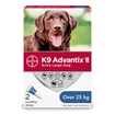 Picture of K9 ADVANTIX II X-LARGE DOG (over 25kg) 2 monthly doses (su12)