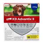 Picture of K9 ADVANTIX II X-LARGE DOG (over 25kg) 2 monthly doses (su12)