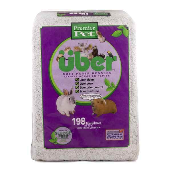 Picture of PREMIER PET UBER CONFETTI SOFT PAPER BEDDING White - 198L expanded