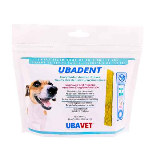 Picture of UBADENT ENZYMATIC DENTAL CHEWS for SMALL DOGS - 18s