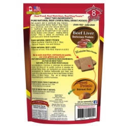 Picture of TREAT BEEF LIVER PLUS Sweet Potato Benny Bullys - 2.1oz/58g