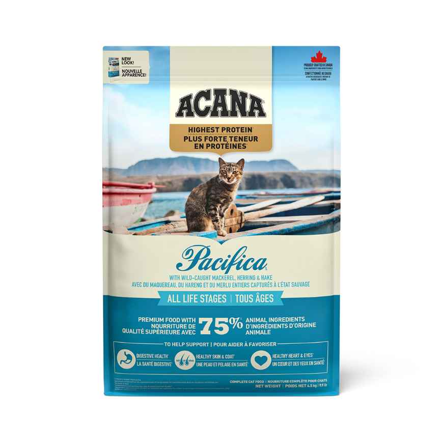 Picture of FELINE ACANA HIGHEST PROTEIN Pacifica Fish Dry Food - 4.5kg/10lb