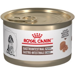 Picture of Royal Canin Veterinary Diet GASTROINTESTINAL Puppy Ultra Soft Mousse Wet Dog Food - 24 X 145g can