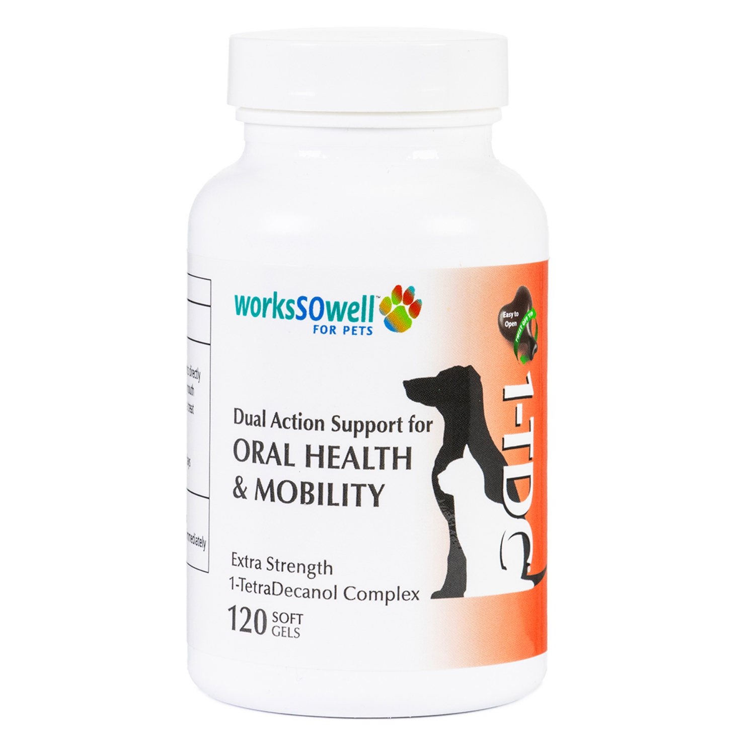 Picture of worksSOwell 1-TDC Oral Health & Mobility Extra Strength Gel Caps | Dogs & Cats | 120 Capsules 
