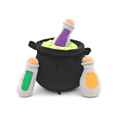 Picture of HALLOWEEN TOY CANINE ZIPPYPAWS BURROW - Witches Brew with 3 Squeaky Potions