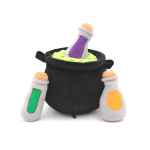 Picture of HALLOWEEN TOY CANINE ZIPPYPAW BURROW - Witches Brew with 3 Squeaky Potions