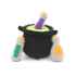 Picture of HALLOWEEN TOY CANINE ZIPPYPAWS BURROW - Witches Brew with 3 Squeaky Potions