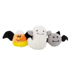 Picture of HALLOWEEN TOY CANINE ZIPPYPAWS MINIZ Flying Frights - 3/pk