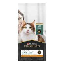 Picture of Purina Pro Plan Liveclear Allergen Reducing  Adult Chicken & Rice Dry Cat Food – 3.18kg
