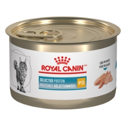 Picture of Royal Canin Veterinary Diet SELECTED PROTEIN PD Loaf Wet Cat Food - 24 X 145gm cans