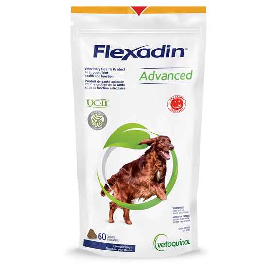 Picture of FLEXADIN ADVANCED CANINE CHEWABLES with BOSWELLIA - 60's