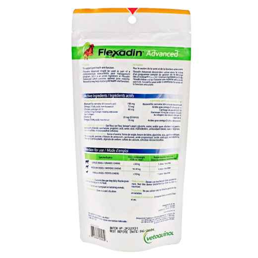 Picture of FLEXADIN ADVANCED CANINE CHEWABLES with BOSWELLIA - 60's