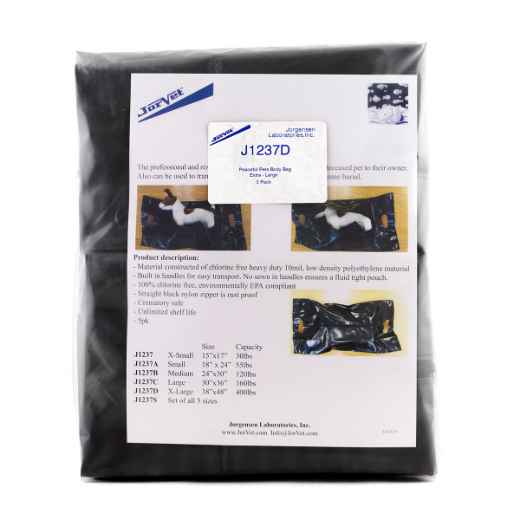 Picture of PEACEFUL PET BODY BAG X-Large (J1237D) - 5/pkg