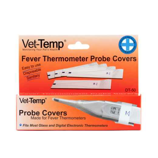 Picture of THERMOMETER VET-TEMP PROBE COVERS (DT-50) - 50's