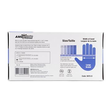 Picture of GLOVE EXAM NITRILE CHEMO TESTED PF BLUE LARGE - 200s