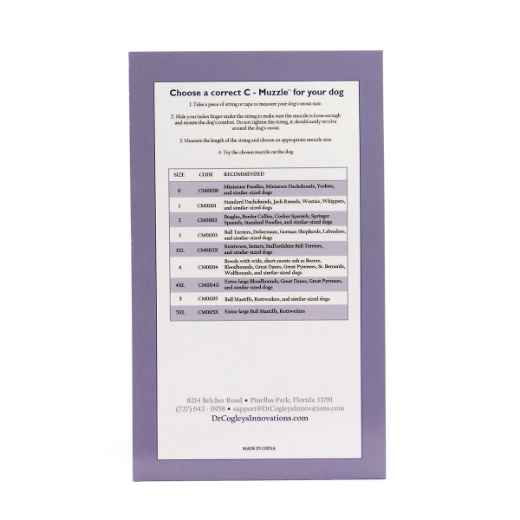 Picture of MUZZLE C - MUZZLE with Velcro Flaps Nylon (J1235C) - Size 3