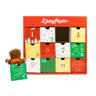 Picture of XMAS HOLIDAY CANINE ZIPPYPAWS Holiday Toy Advent Calendar 