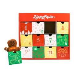 Picture of XMAS HOLIDAY CANINE ZIPPYPAWS Holiday Toy Advent Calendar 