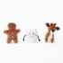 Picture of XMAS HOLIDAY CANINE  ZIPPYPAWS Holiday Miniz Santa's Friends - 3/pk