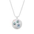 Picture of CREMATION JEWELRY Essential Oil Cremation Pendant - Paw Prints